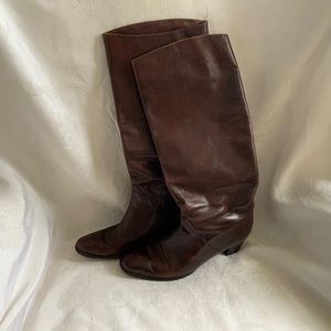 Vintage Repertoire Tall All Leather Boots Italy Size 9